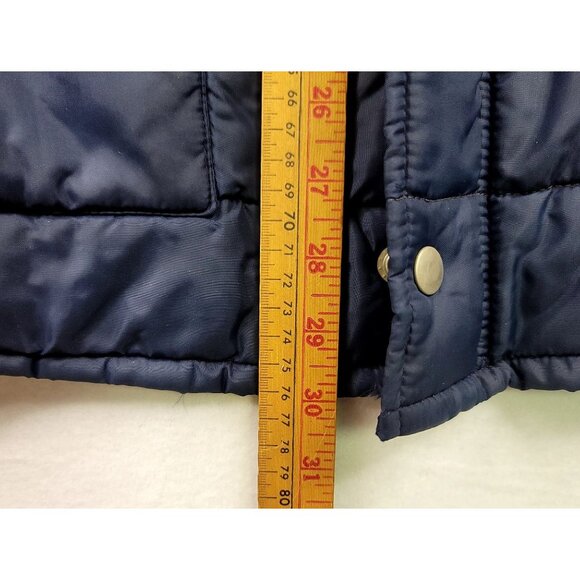 Vintage Union McGregor Mens Sportswear Quilted Jacket Navy Blue Medium *callout - Picture 10 of 11